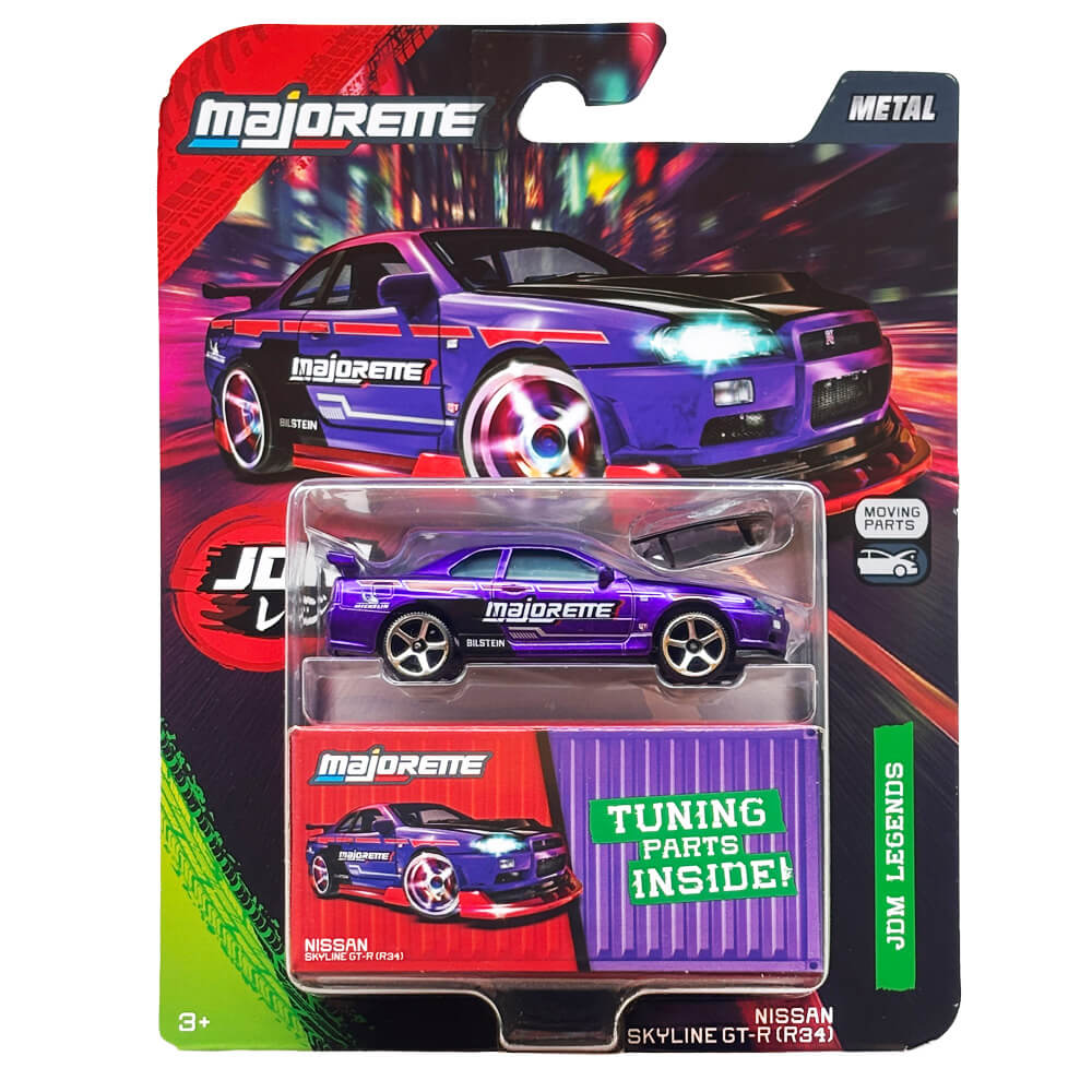 Nissan Skyline GT-R (R34) – Majorette JDM Legends Deluxe Cars