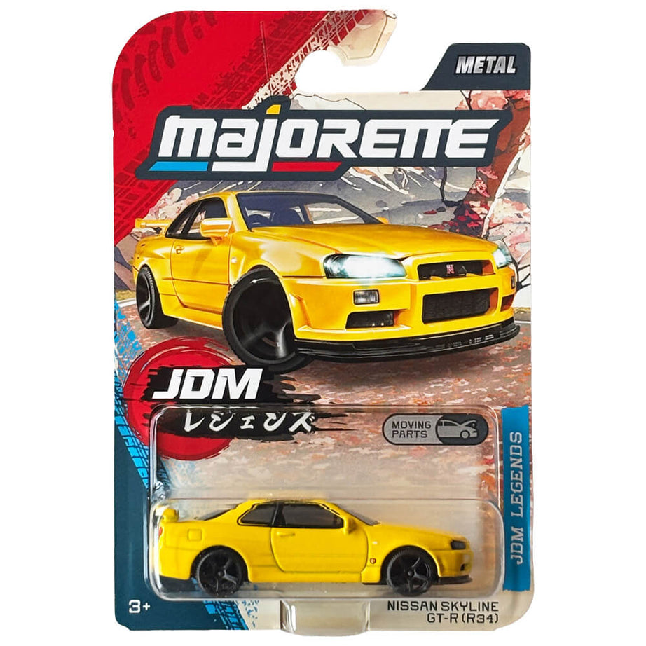 Nissan Skyline GT-R (R34) – Majorette JDM Legends Premium Cars