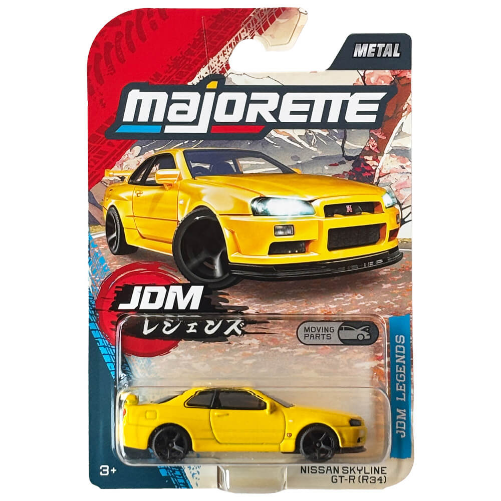 Nissan Skyline GT-R (R34) – Majorette JDM Legends Premium Cars