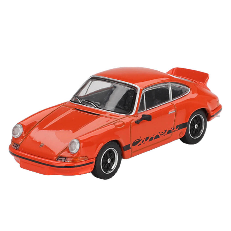 Porsche 911 Carrera RS 2.7 Tangerine with Black Livery – MINI GT 1142 Boxed