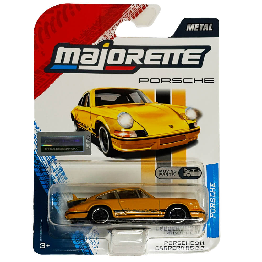 Porsche 911 Carrera RS 2.7 (Yellow) – Majorette Porsche Premium Cars