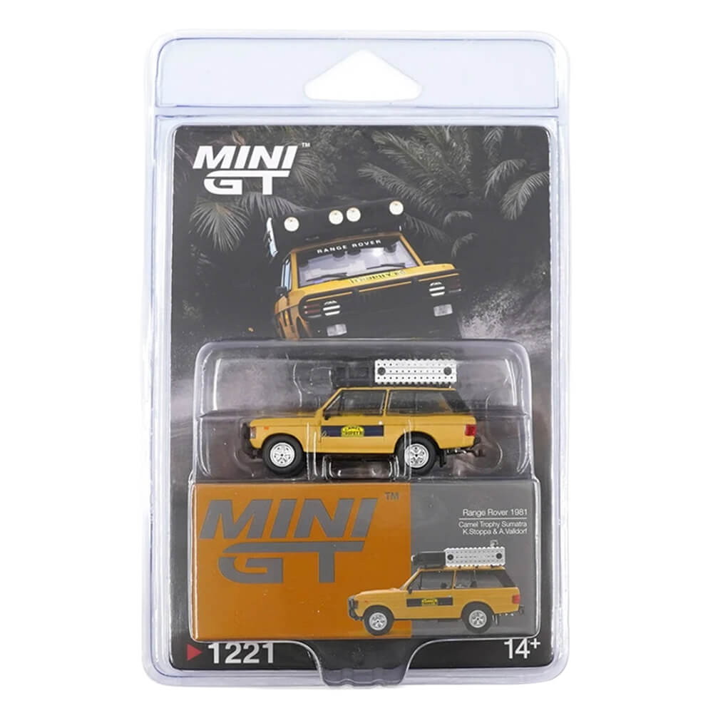 1981 Range Rover Camel Trophy Sumatra – MINI GT 1221 Blister
