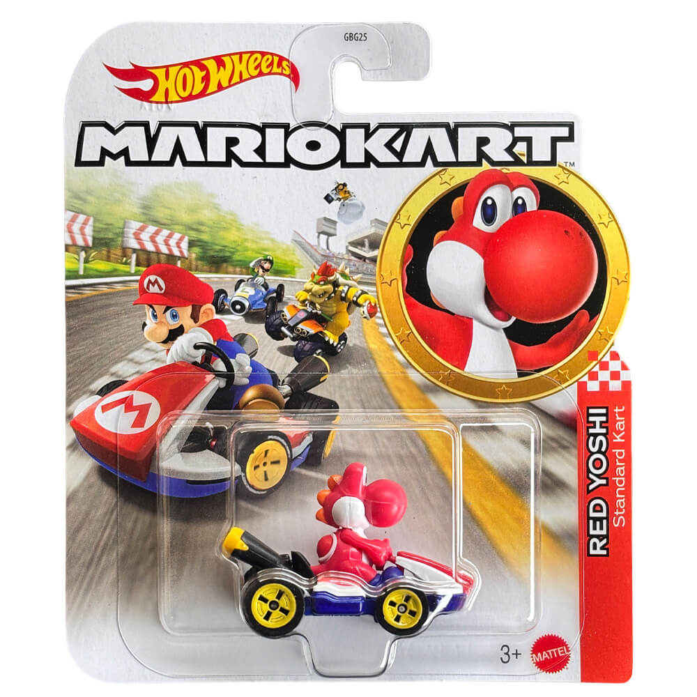 Red Yoshi – Hot Wheels Mario Kart
