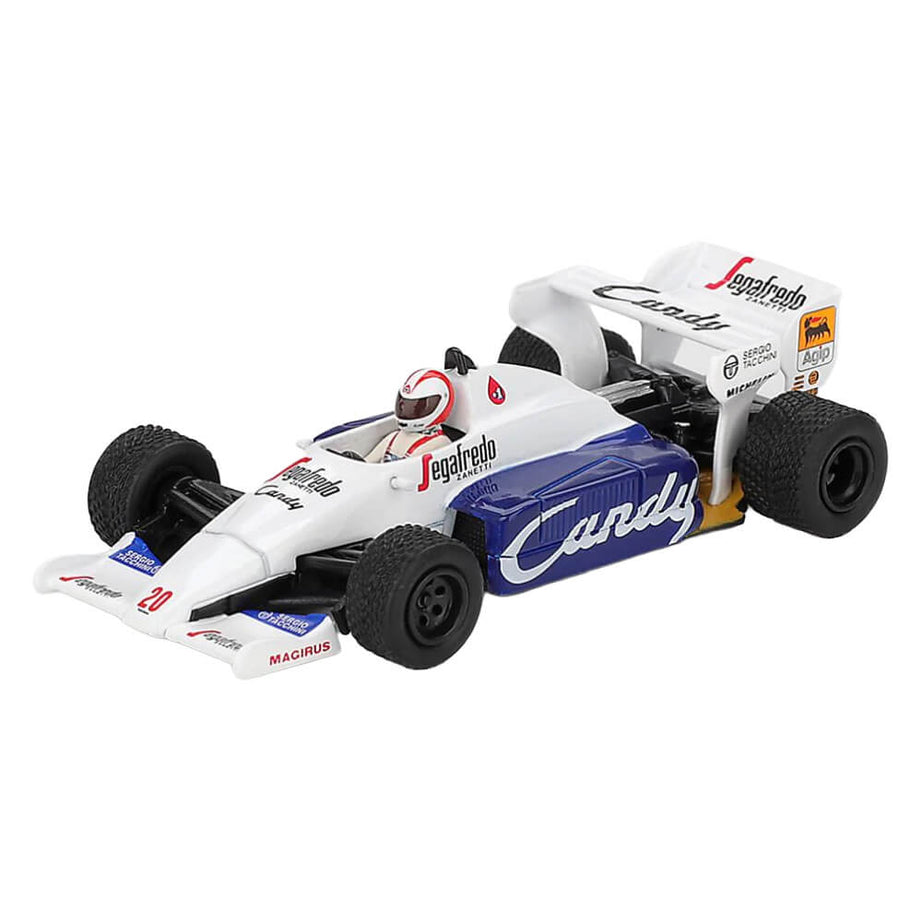 [Ships After 13 July - Tentative] Toleman TG184 #20 Johnny Cecotto 1984 Monaco Grand Prix – MINI GT 1193 Boxed