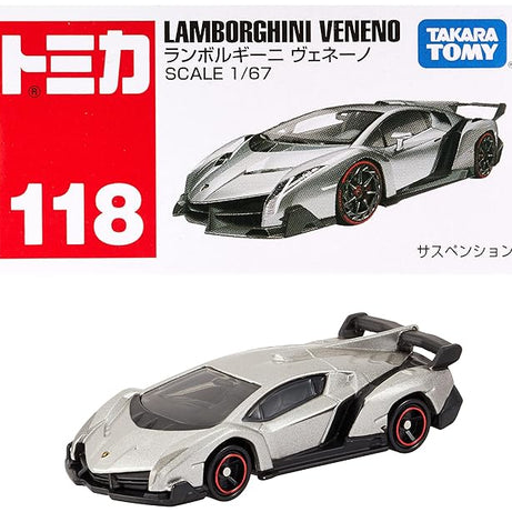 Tomica – Lamborghini Veneno No.118 | Die-Cast Supercar Model 1:66 Scale (Ages 3+)