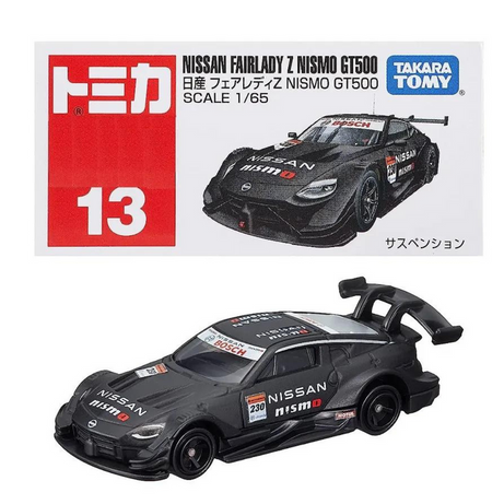 Tomica – Nissan Fairlady Z NISMO GT500 No.13-12 | Die-Cast Race Car Model 1:64 Scale (Ages 3+)