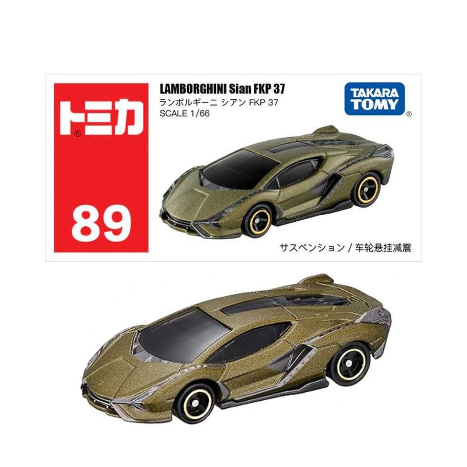 Tomica – Lamborghini Sian FKP 37 No.89 | Die-Cast Hybrid Supercar Model 1:66 Scale (Ages 3+)