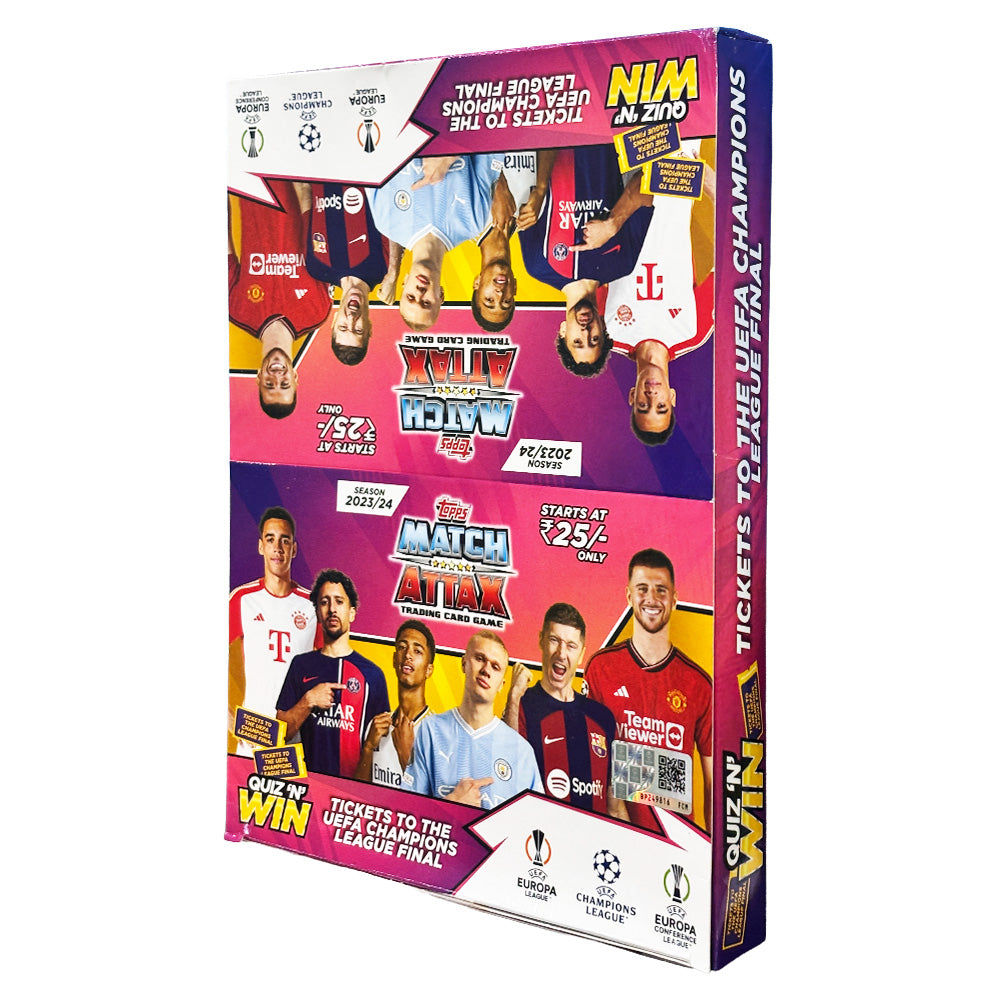 Topps 2023/24 UEFA Champions League Match Attax Trading Card Game Box