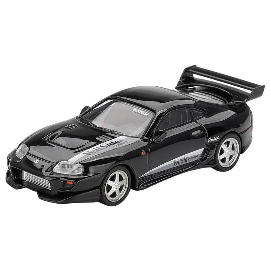 [Ships After 13 July - Tentative] Toyota Supra VeilSide Combat V-II Black – MINI GT 1107 Boxed