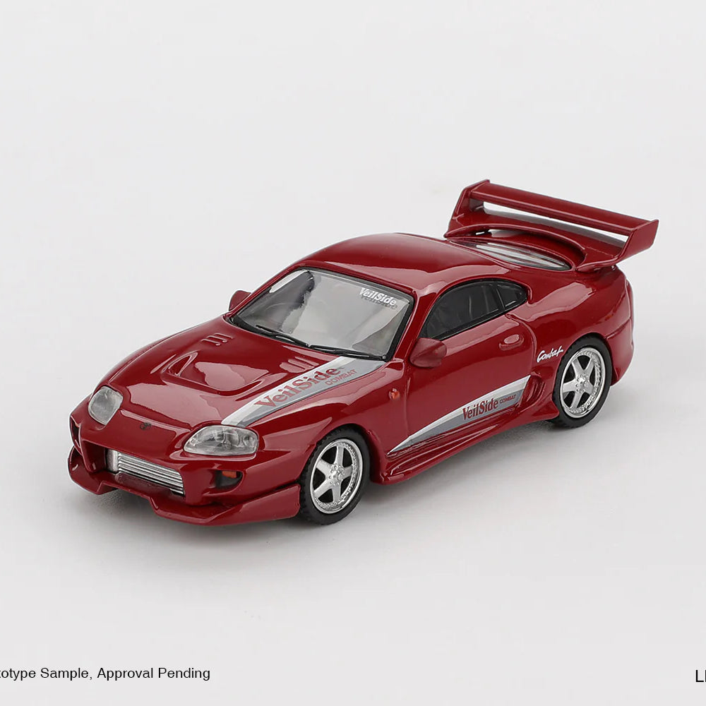 [Ships After 25 Jun - Tentative] Toyota Supra VeilSide Combat V-I Red – Mini GT Boxed