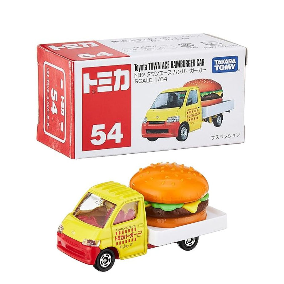 Tomica – Toyota Town Ace Hamburger Car No.54 | Die-Cast Food Truck Model 1:64 Scale (Ages 3+)