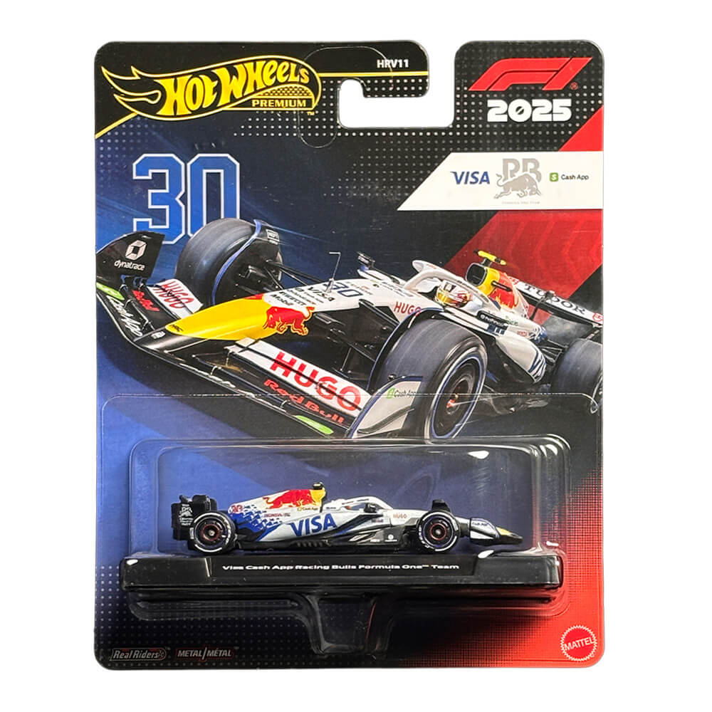 Visa Cash App Racing Bulls 2025 Formula 1 Team #30 – Hot Wheels Premium
