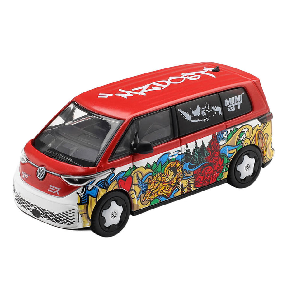 [Ships After 16 September - Tentative] Volkswagen ID. Buzz Mizu Design – MINI GT 1209 Boxed