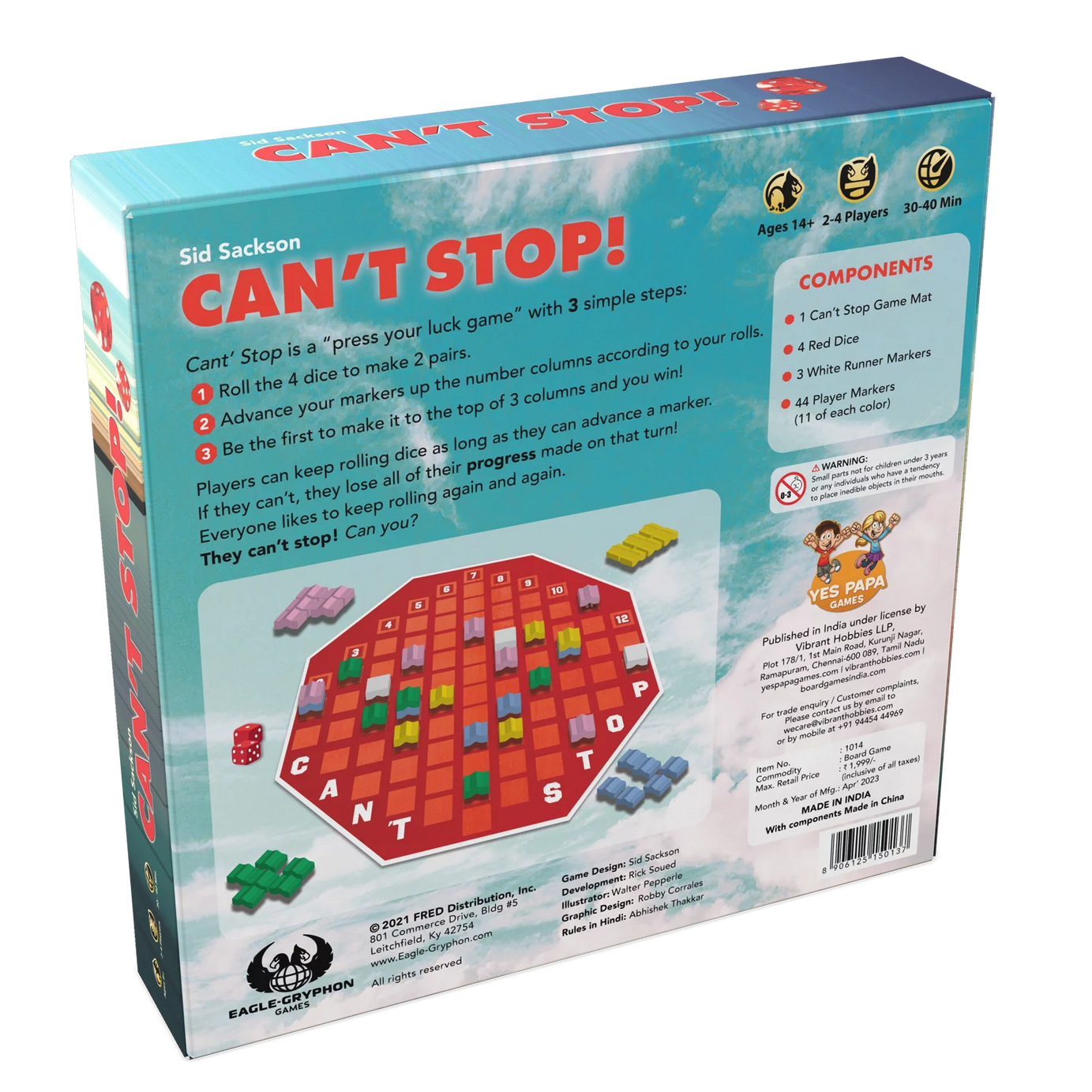 Can't Stop – English/Hindi Edition | (Ages 9+)