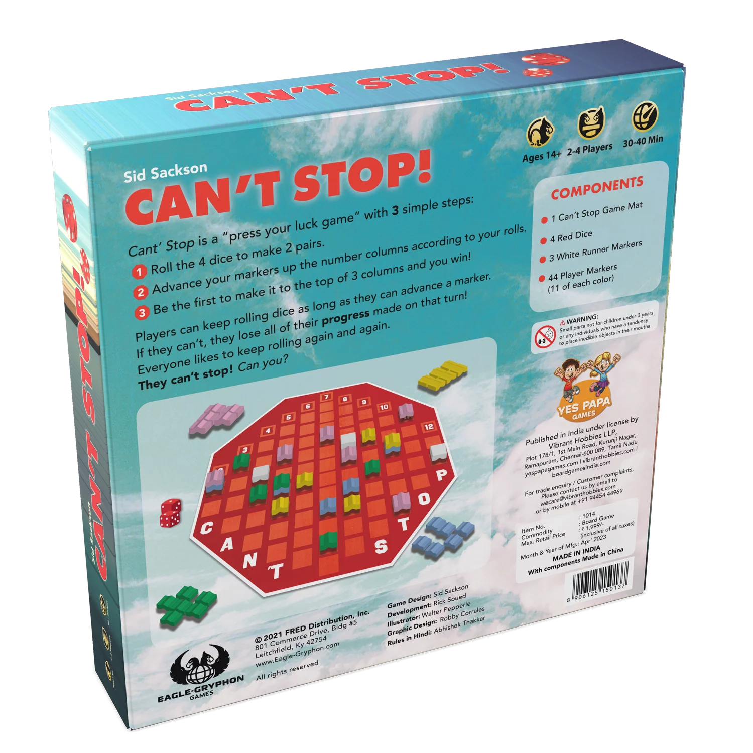 Can't Stop – English/Hindi Edition | (Ages 9+)