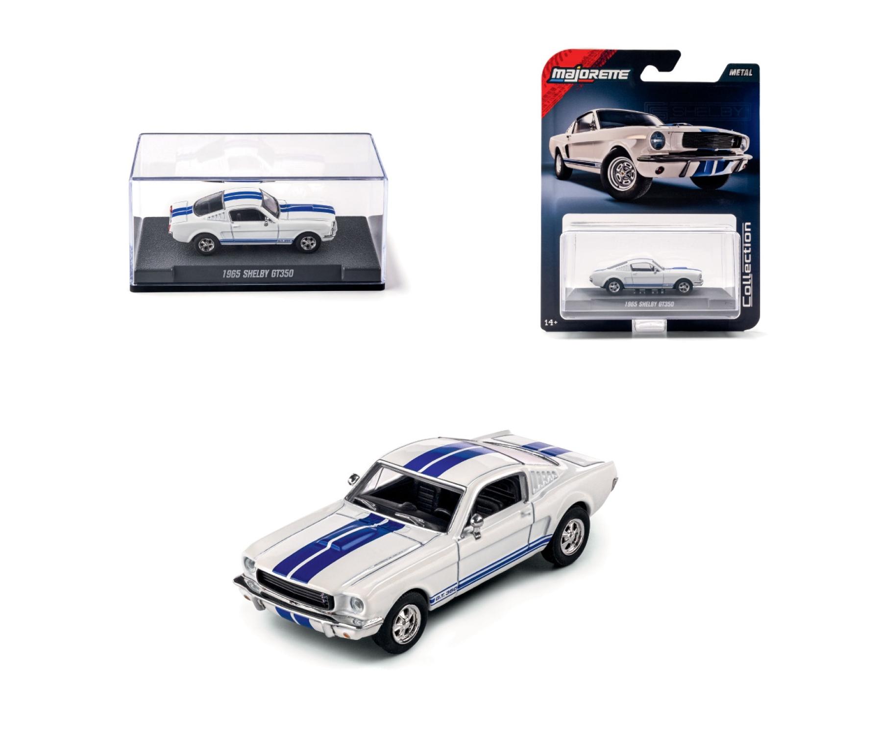 Majorette Collection – 1965 Shelby GT350 Diecast Model Car | 1:64 Scale (Ages 14+)
