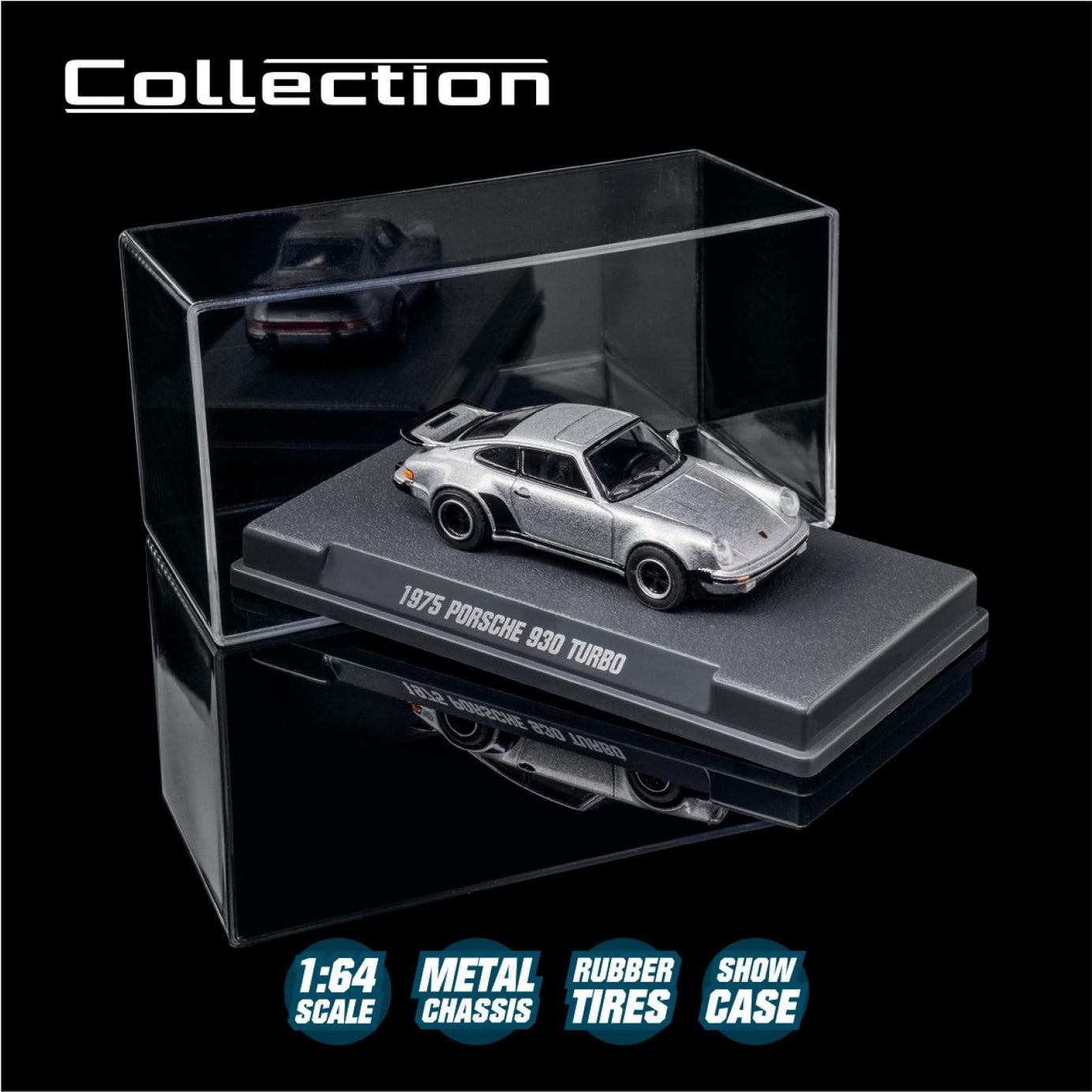 Majorette Collection – 1975 Porsche 930 Turbo Diecast Model Car | 1:64 Scale (Ages 14+)