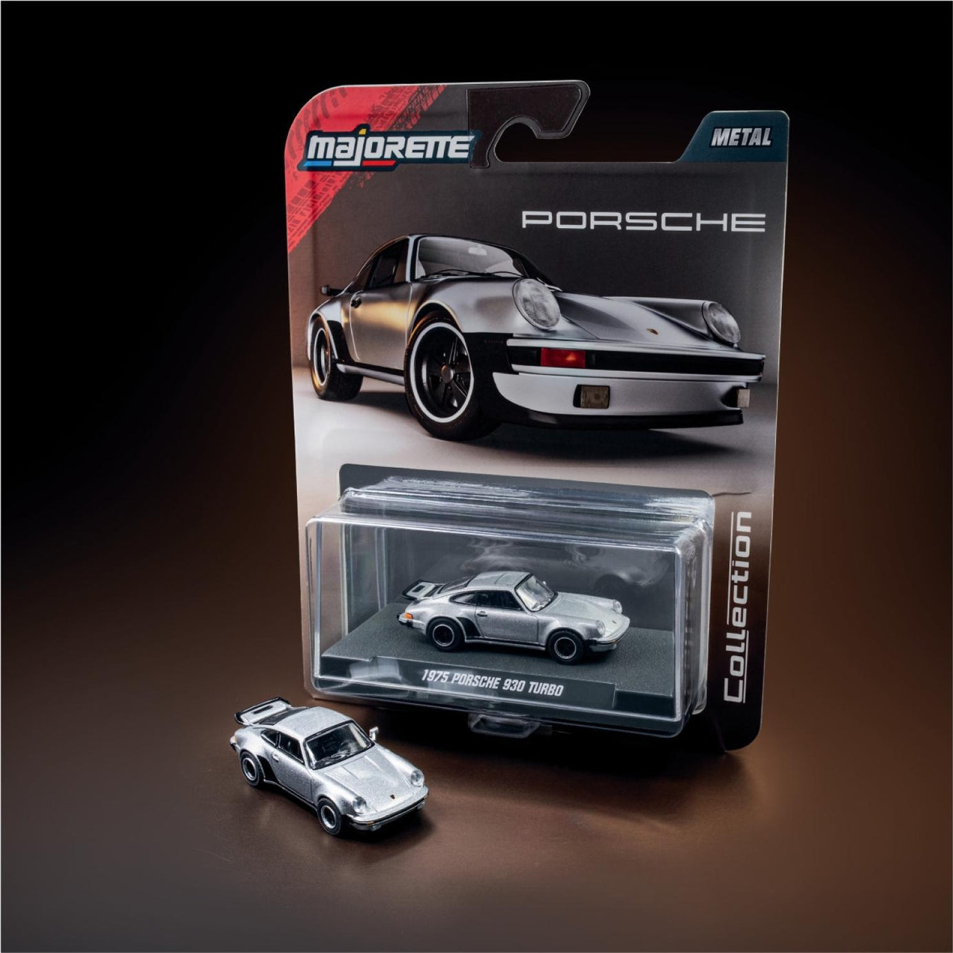 Majorette Collection – 1975 Porsche 930 Turbo Diecast Model Car | 1:64 Scale (Ages 14+)