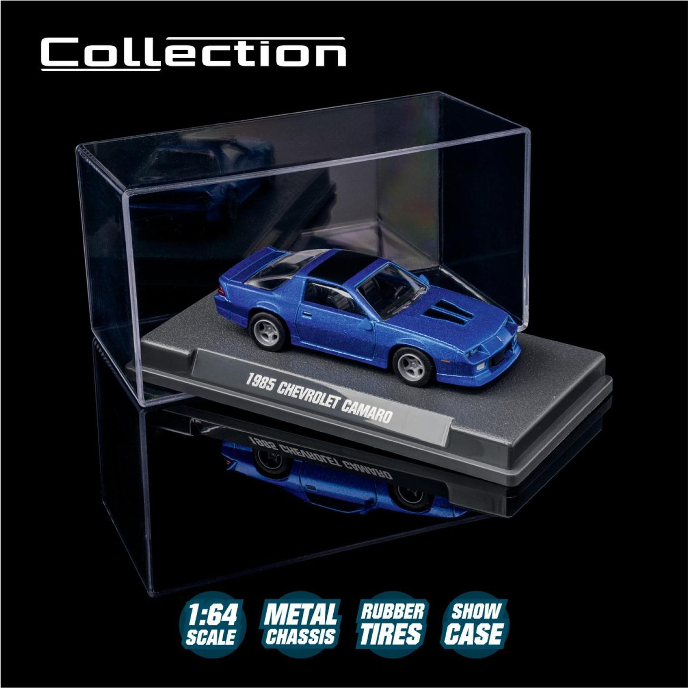 Majorette Collection – 1985 Chevrolet Camaro Diecast Model Car | 1:64 Scale (Ages 14+)