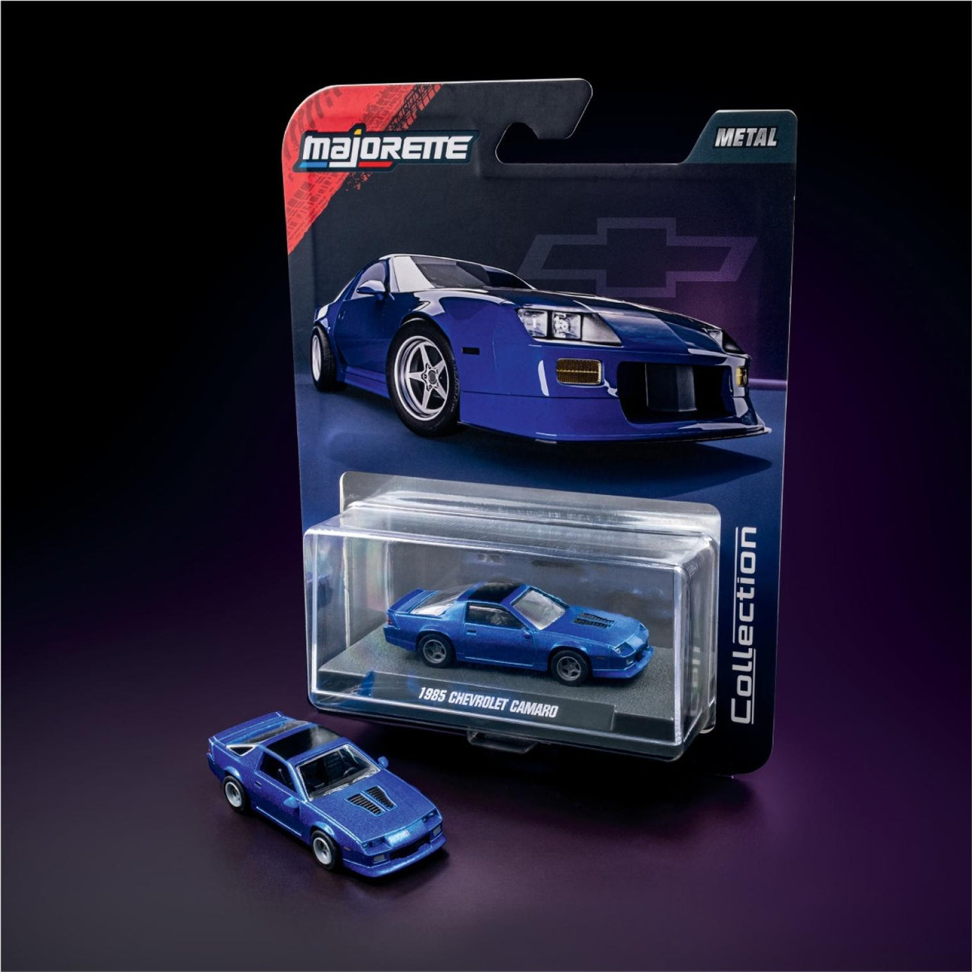 Majorette Collection – 1985 Chevrolet Camaro Diecast Model Car | 1:64 Scale (Ages 14+)