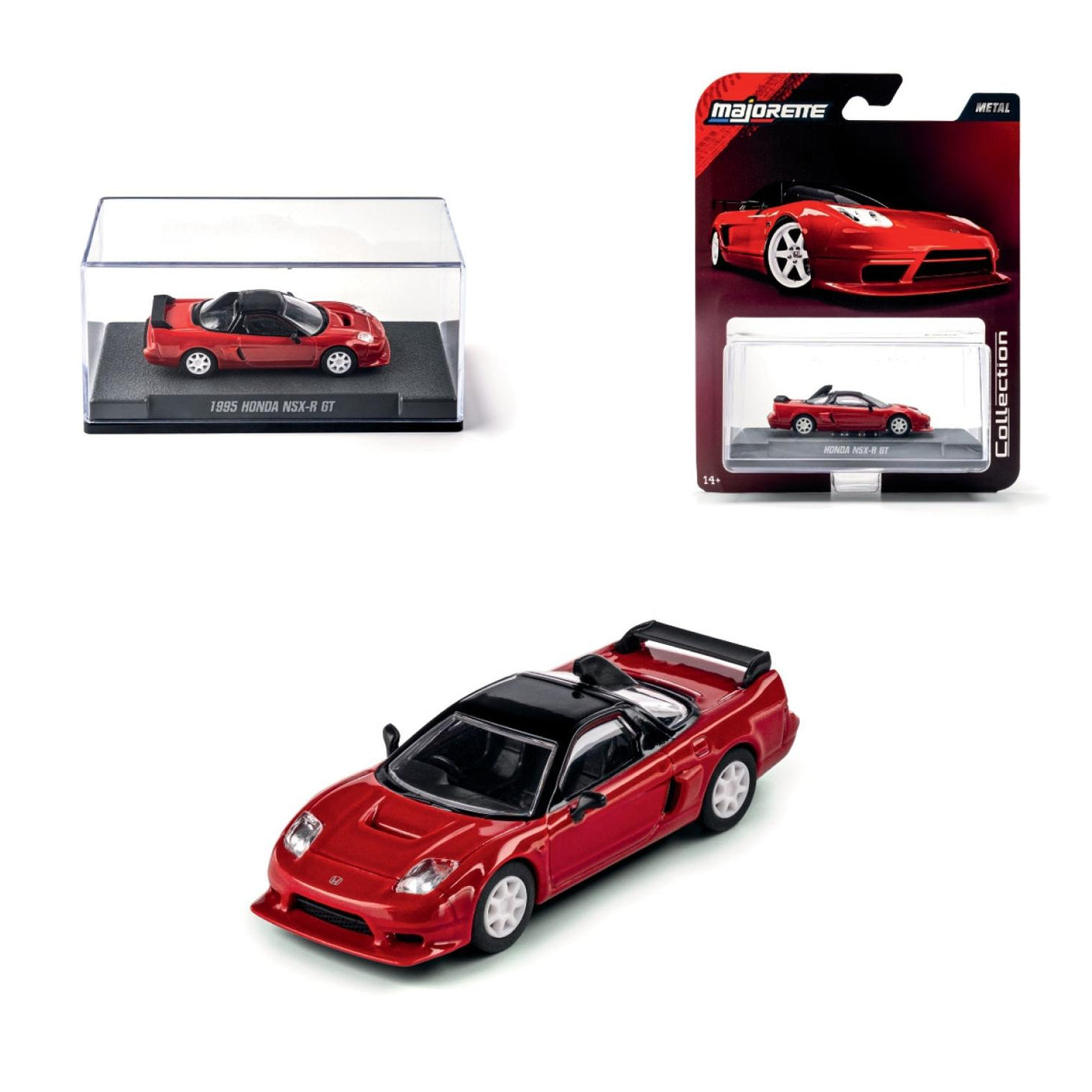 Majorette Collection – 1995 Honda NSX-R GT Diecast Model Car | 1:64 Scale (Ages 14+)