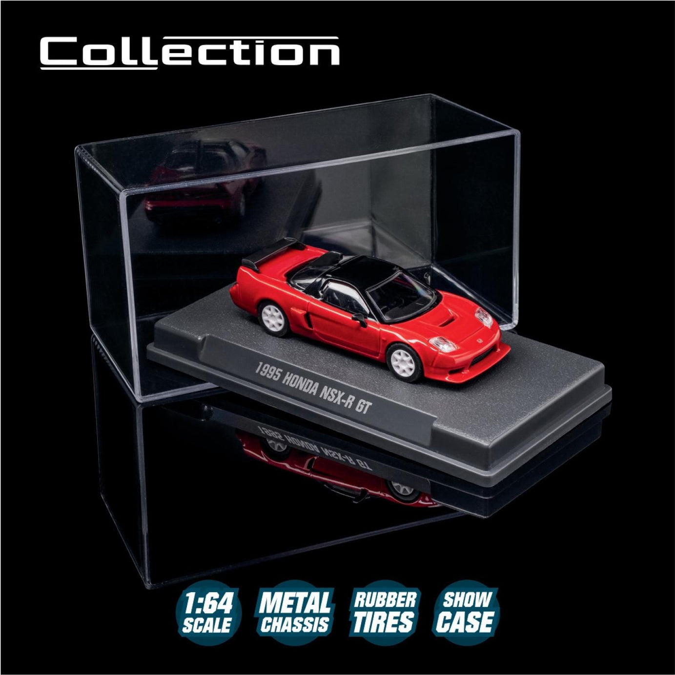 Majorette Collection – 1995 Honda NSX-R GT Diecast Model Car | 1:64 Scale (Ages 14+)
