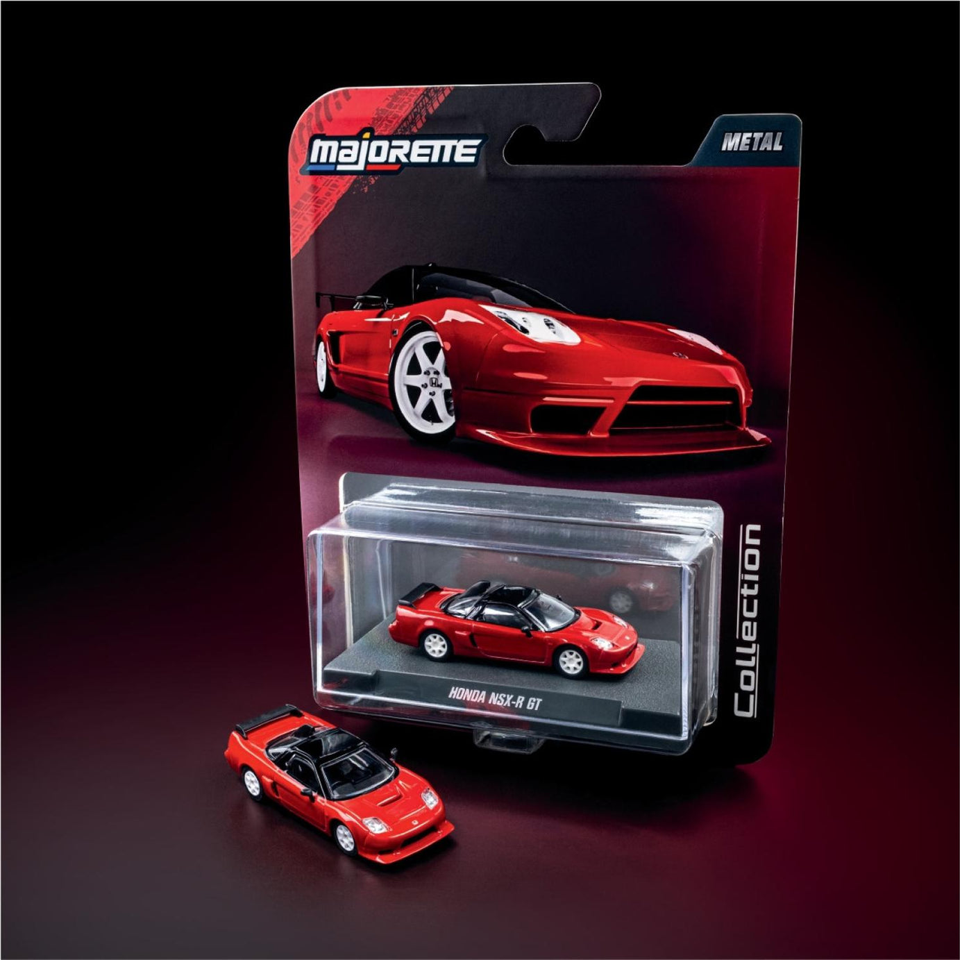 Majorette Collection – 1995 Honda NSX-R GT Diecast Model Car | 1:64 Scale (Ages 14+)