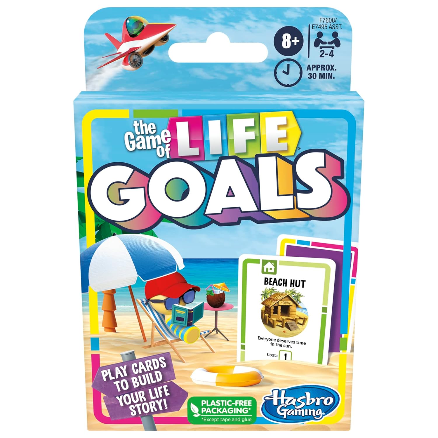 Hasbro Gaming – Game of Life: Goals Card Game | Fast & Fun Life Strategy Game (Ages 8+)