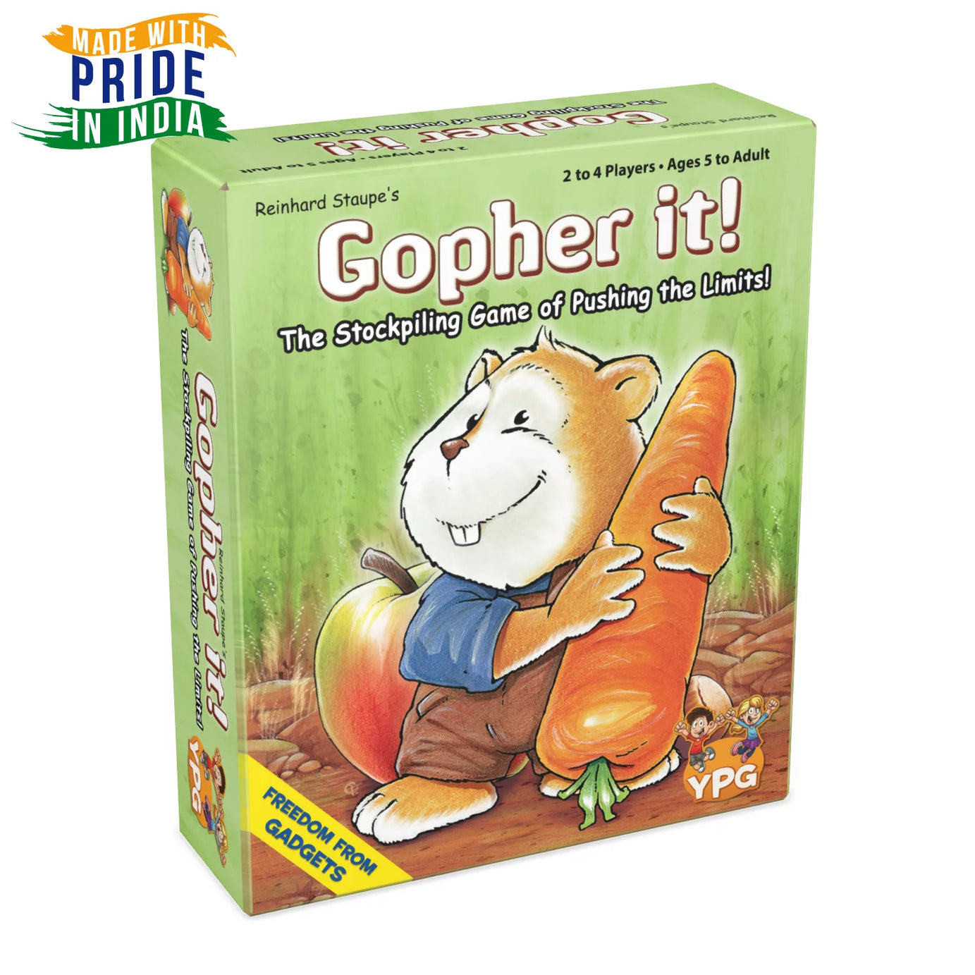 Gopher It | Quick & Cute Push‑Your‑Luck Card Game (Ages 5+)