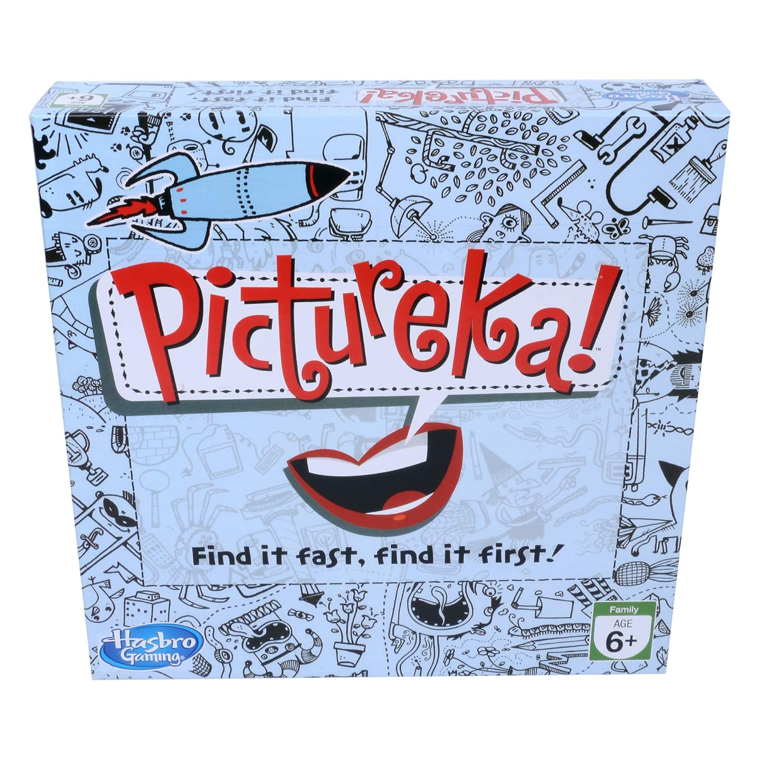 Hasbro Gaming Pictureka! – Fast-Paced Picture Hunt Board Game for Kids & Families (Ages 6+)