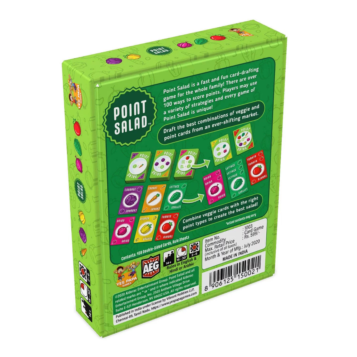Point Salad | Fast & Strategic Card-Drafting Game for Families (Ages 8+)