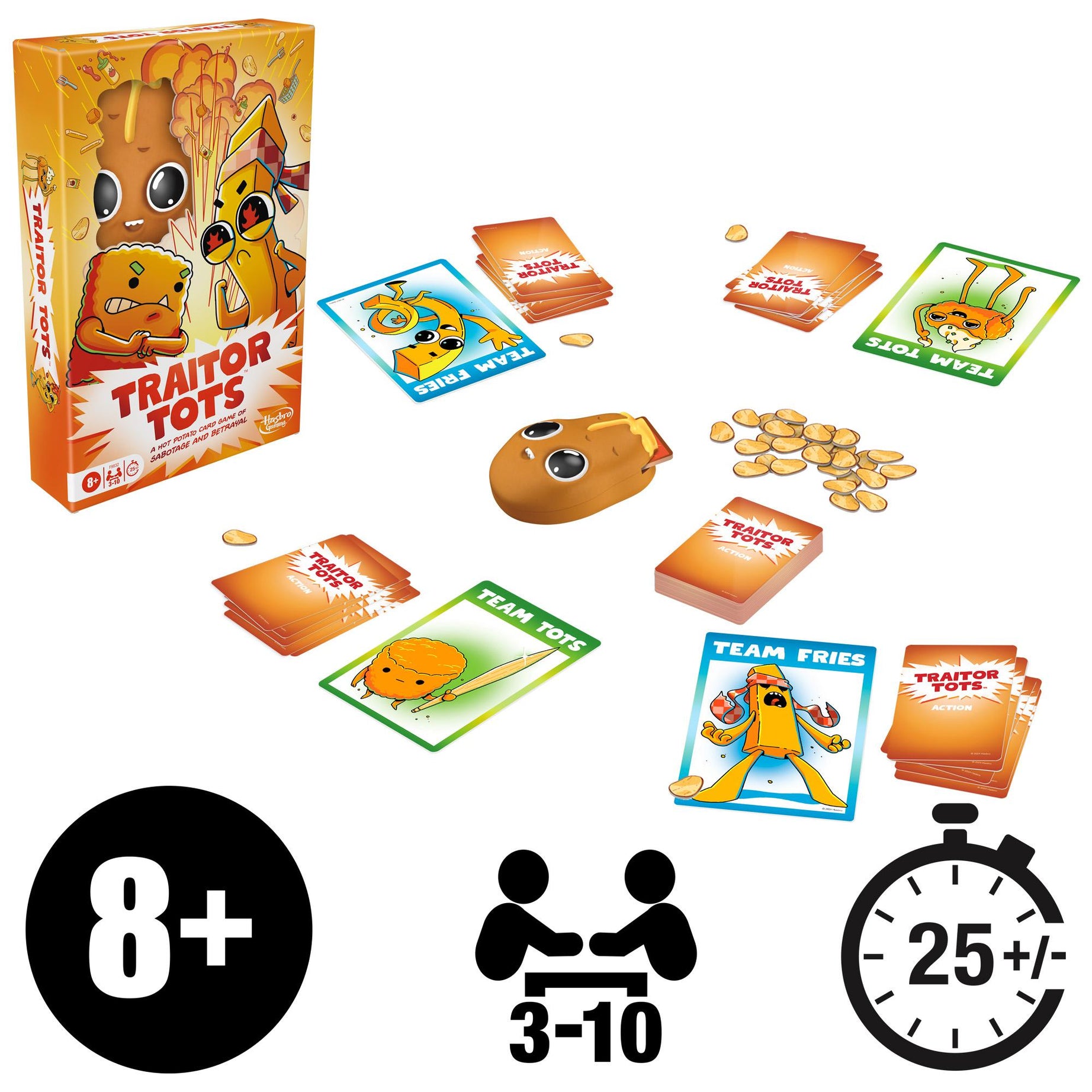 Hasbro Gaming – Traitor Tots Card Game | Fast-Paced Family & Party Game (Ages 8+)