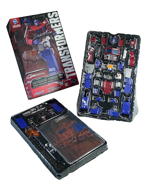 Hasbro x Yolopark – Transformers AMK G1 Optimus Prime Model Kit | Articulated Collectible Figure (Ages 8+)